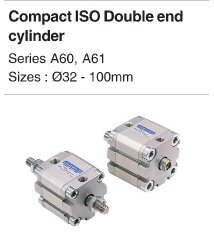 Compact ISO Double End Cylinder